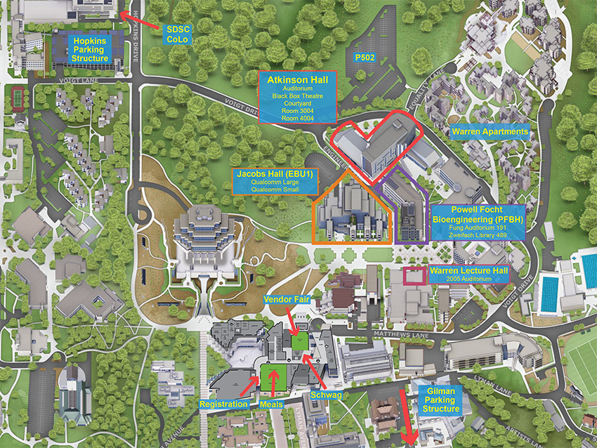 ucsd la jolla campus map About The Conference ucsd la jolla campus map